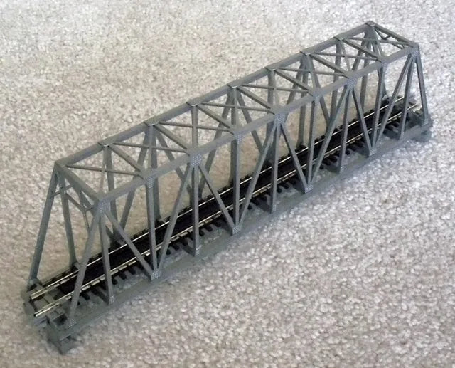 Silver iron bridge, 20-432 N scale, 1/160 