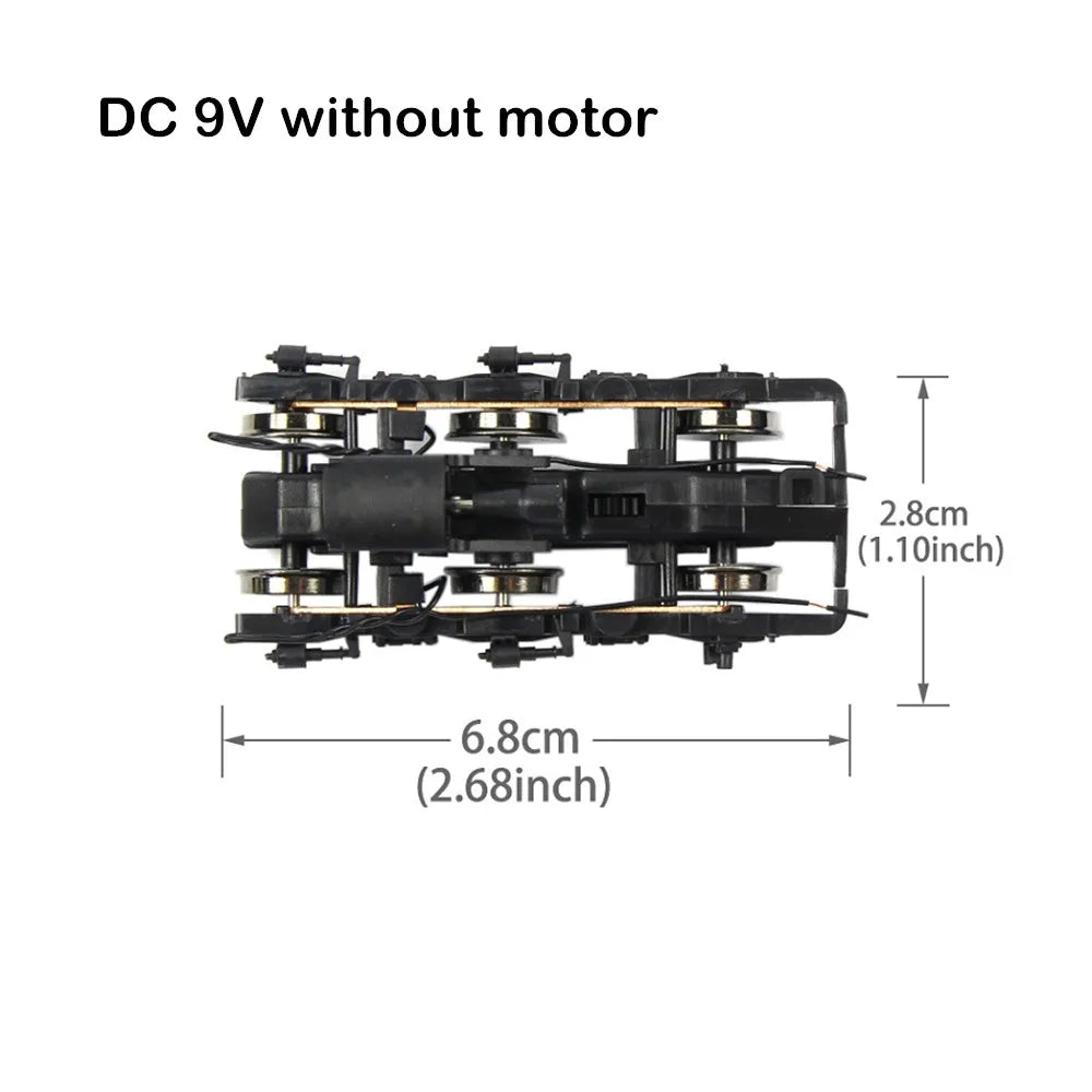 1/87 HO Scale Train Kit 9V Universal ohne Motor 