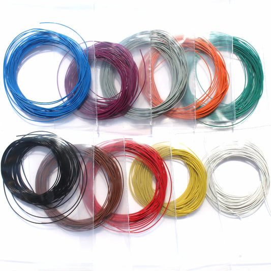 Ultra thin and flexible Dcc mobile decoder, thin wire, connection, outer diameter 0.51mm, 30AWG, 5m 