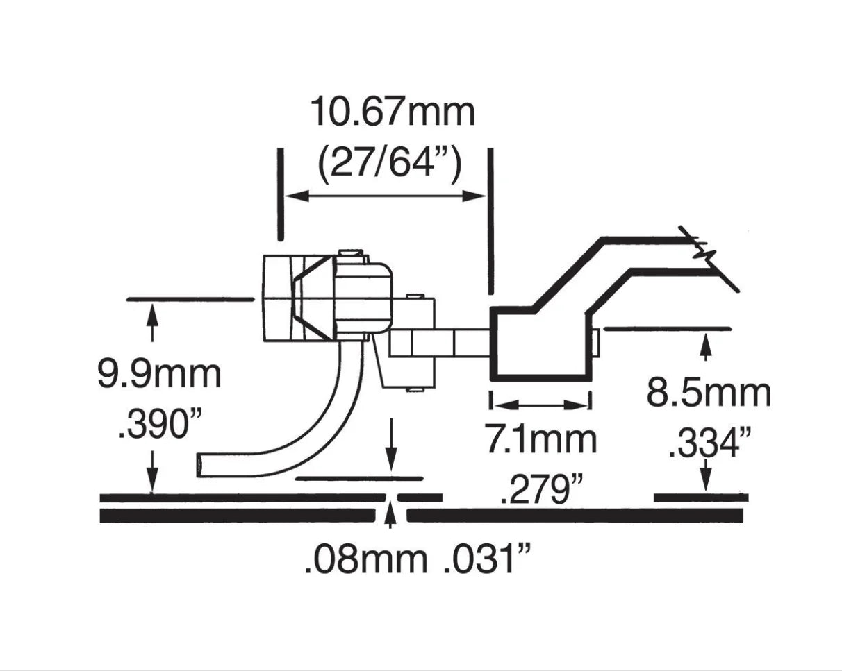 6 Paare, Maßstab 1:87, NEM 362, europäischer Kupplungstyp, 10,67 mm, 0,420 Zoll, 27/64 Zoll, 3819 