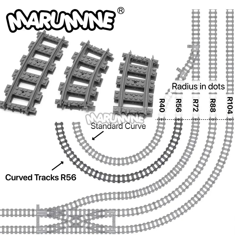 Various toy track, model accessories compatible with 53401 