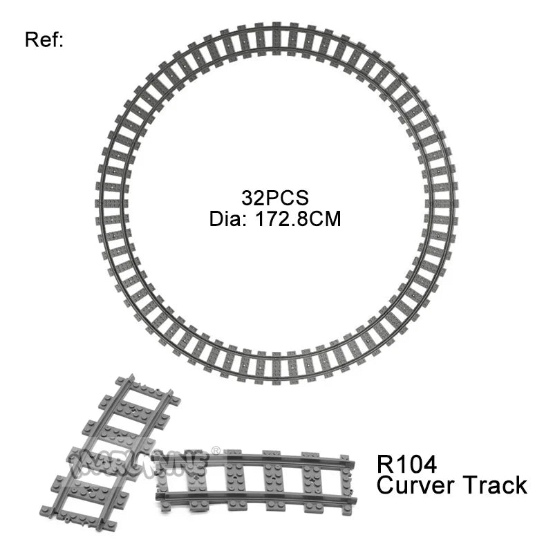 Various toy track, model accessories compatible with 53401 