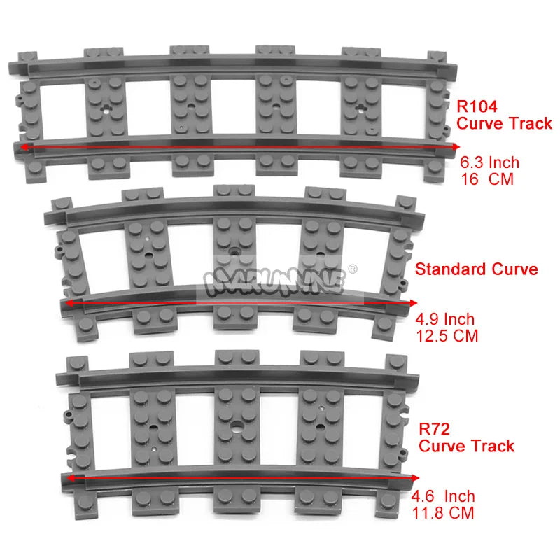 Various toy track, model accessories compatible with 53401 