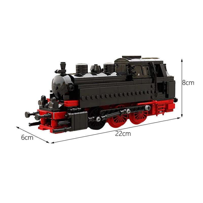 Mechanische Dampflokomotive, 80 Bausteine, DB 