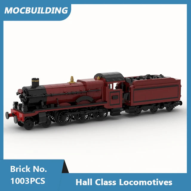 Hall Class GWR Locomotive Olton-Hall, Steam Model, MOC 