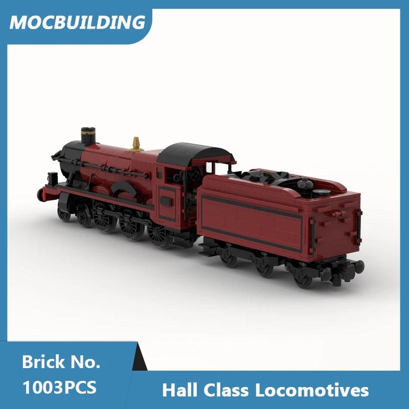 Hall Class GWR Locomotive Olton-Hall, Steam Model, MOC 