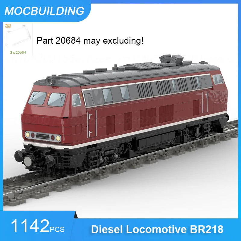 Diesellokomotive, DIY-Steine, DB, BR218, BR132, BR118 