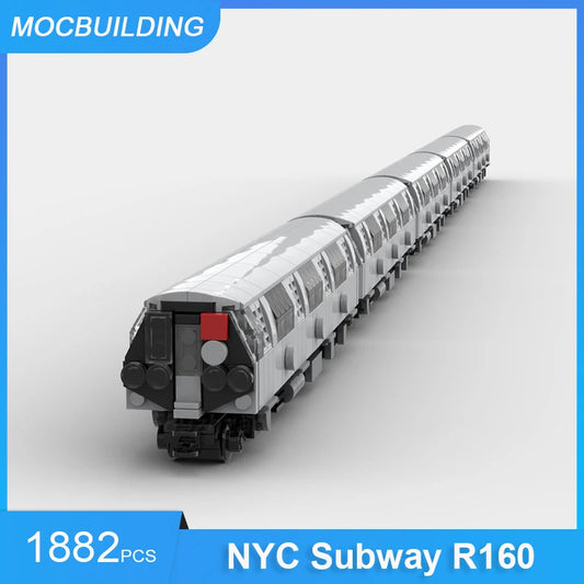 NYC Subway R160, Bausteine ​​zum Zusammenbauen, MOC 