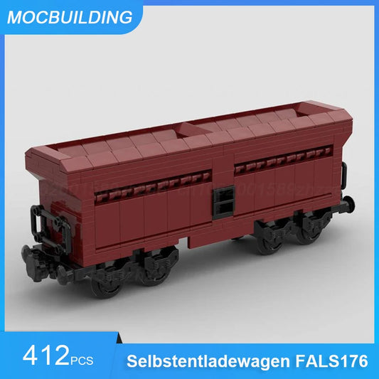 Selbstentladewagen, model FALS176, bricks to assemble MOC 