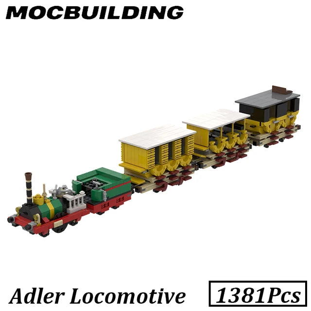 Oldtimer-Triebzug, MOC-Konstruktion 