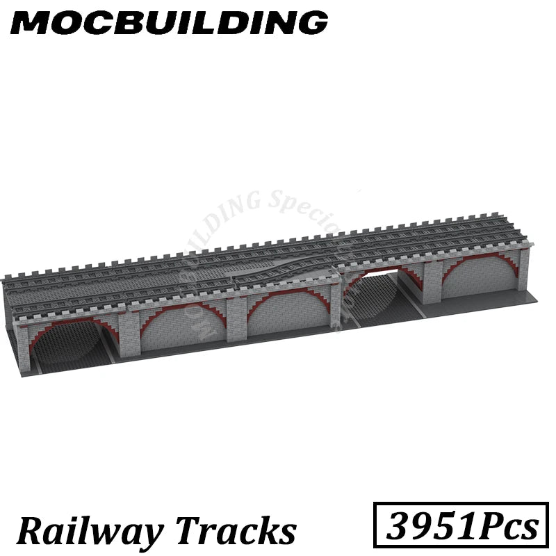 Railway viaduct, MOC bricks 