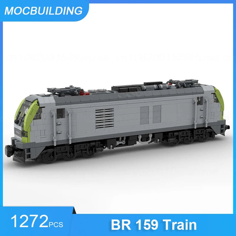 Corail passenger car, 1st class train model, DIY MOC assembled bricks 