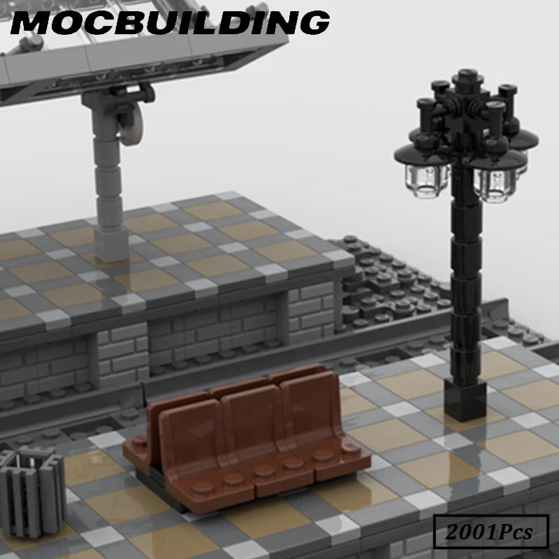 Bahnsteige, MOC-Bau 