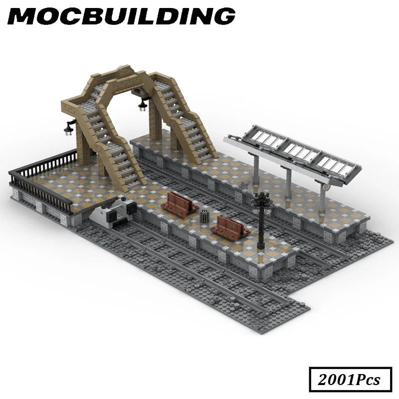 Bahnsteige, MOC-Bau 