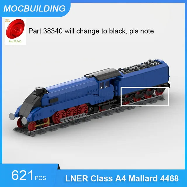 Locomotive type Mallard, construction MOC