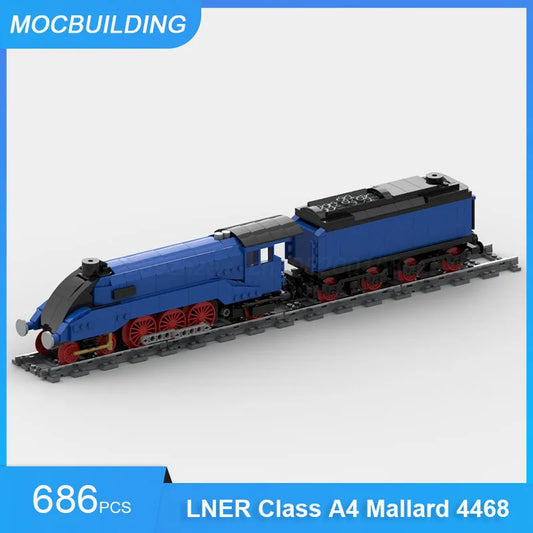 Mallard type locomotive, MOC construction 