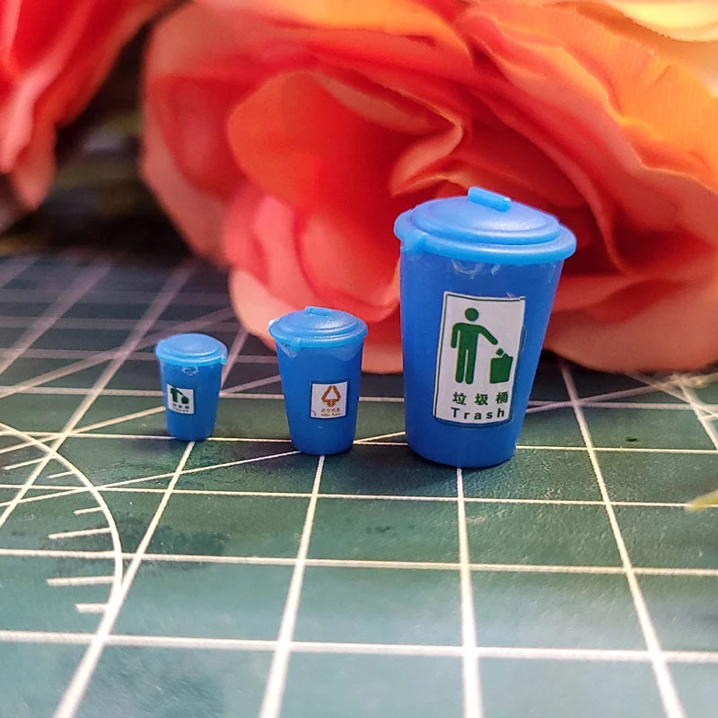 Mini Trash Can, H0-N Scale 