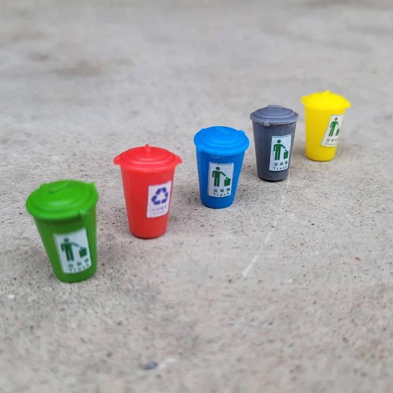 Mini Trash Can, H0-N Scale 