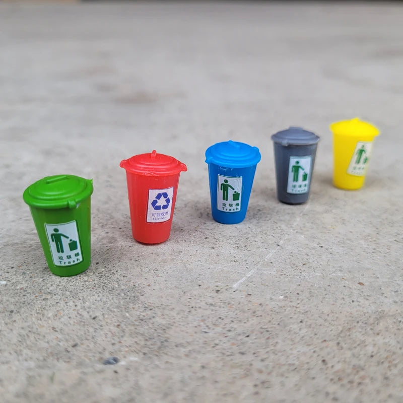 Mini Trash Can, H0-N Scale 