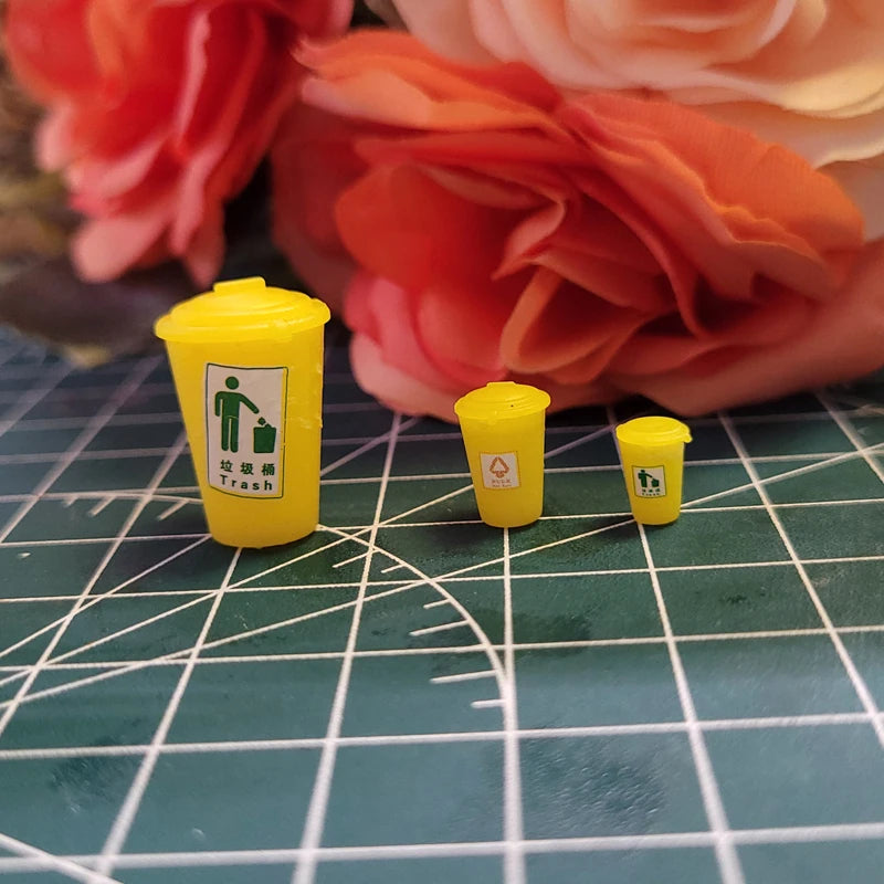 Mini Trash Can, H0-N Scale 