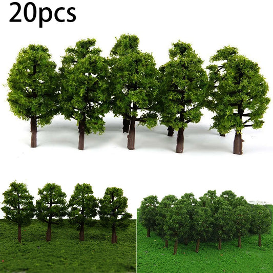 Miniature trees 8cm, 20 pieces 