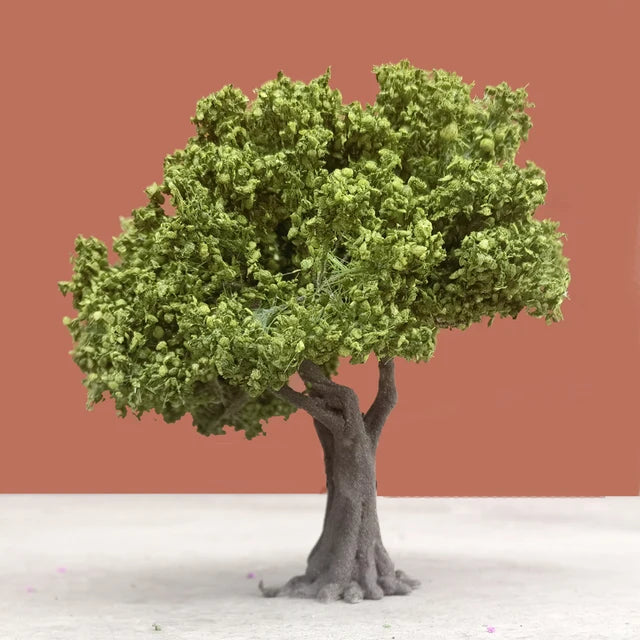 Modelo Miniatura de Árbol Verde en Alambre 12cm 