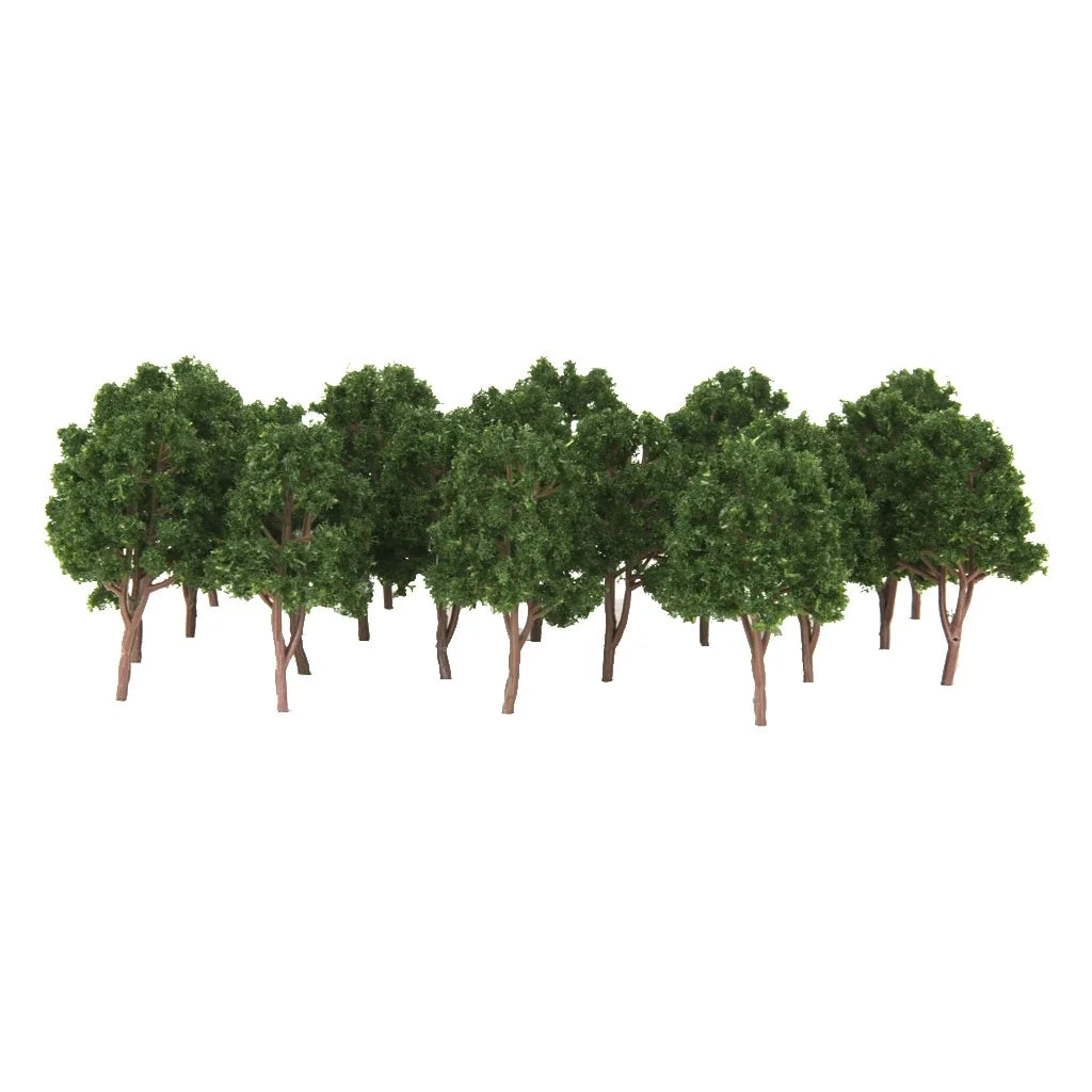 7.5cm ABS Miniature Tree Model, Plant Material, Sand Table, Train, Railway, Scene Layout, Diorama Analyst, 20/50/100 Pieces, Recommended 