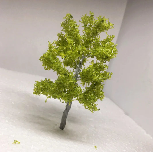 Modèle d'arbre vert, 12 cm, 5 pièces