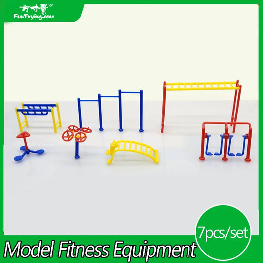 HO scale fitness equipment model 