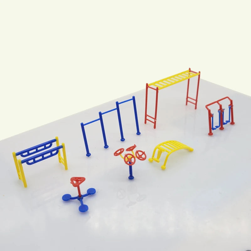 HO scale fitness equipment model 