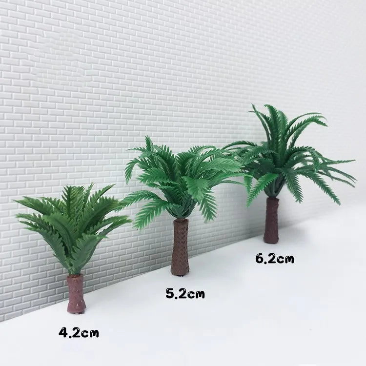 Mini plastic coconut tree 