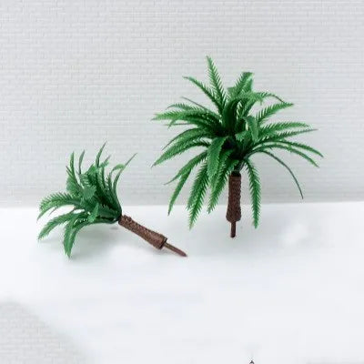 Mini plastic coconut tree 