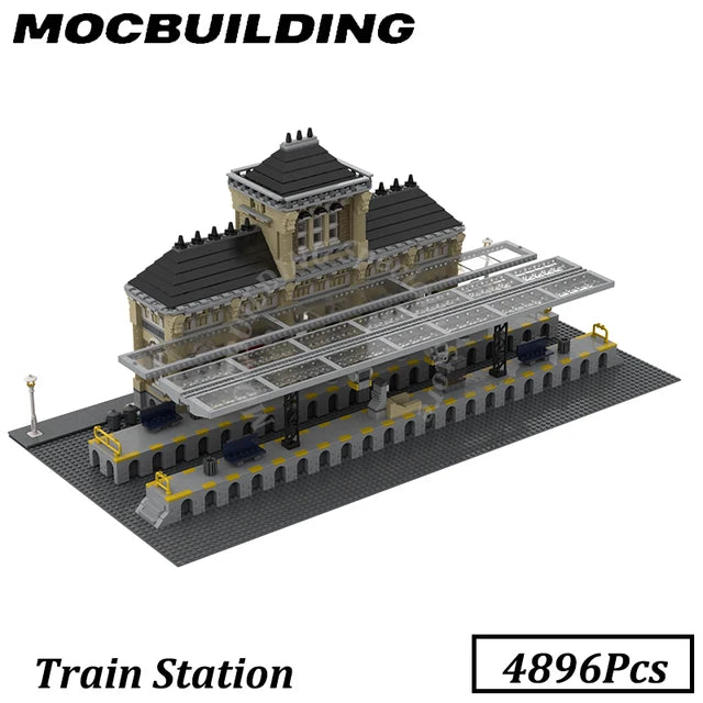 Station with glass roof, MOC 