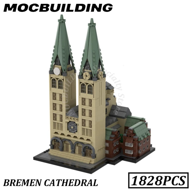 Cathédrale de Brême, briques MOC