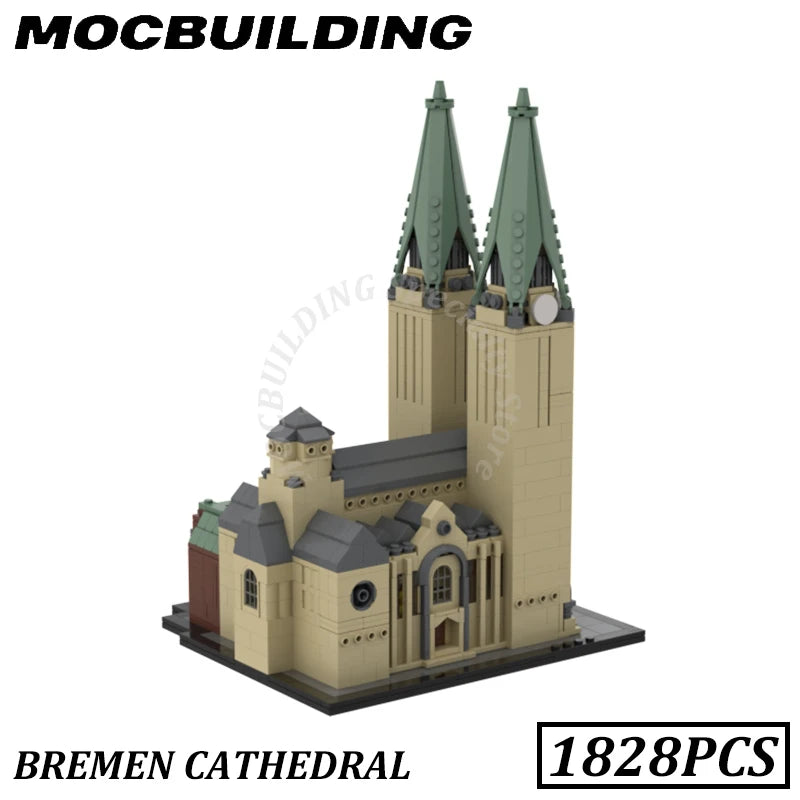 Cathédrale de Brême, briques MOC