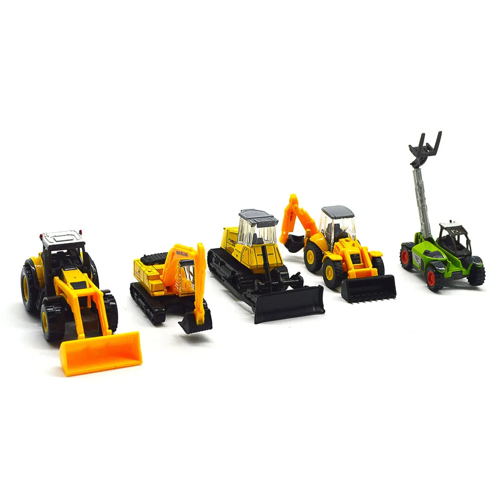 Modèle de bulldozer en alliage de plastique, camion de construction, modèle Ebloader, échelle HO 1:87