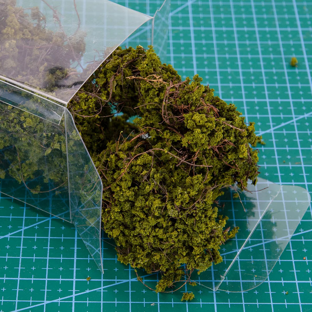 Spielzeuggebäude Modell Szene Layout Material Mikro Militär Landschaft Vegetation Camsalomon Cluster SadDiorama Analyst 