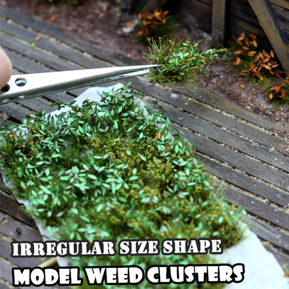 Weed Cluster Model Inventory Simulation Flower Model DIY Executive Military Scene Layout Garden Decoration For Ho Diorama 