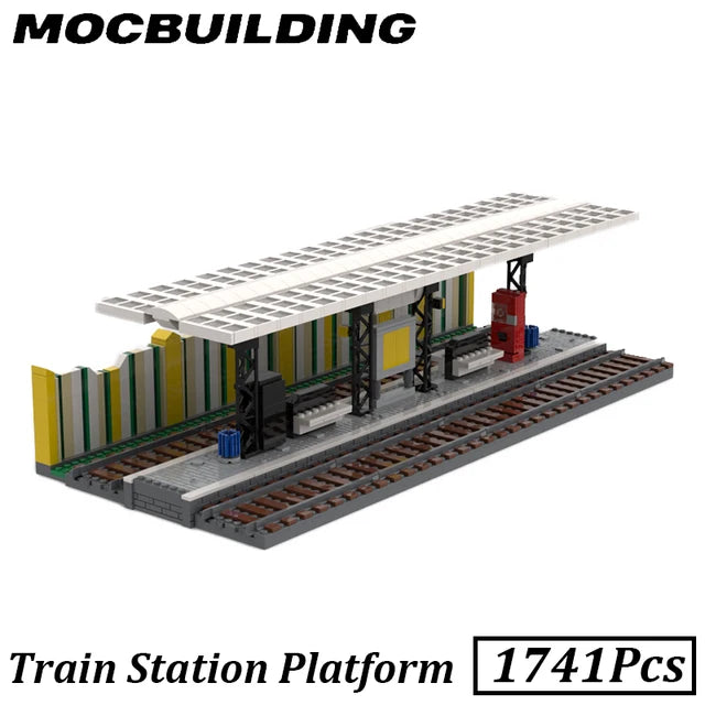 Bahnsteig, MOC-Bau 