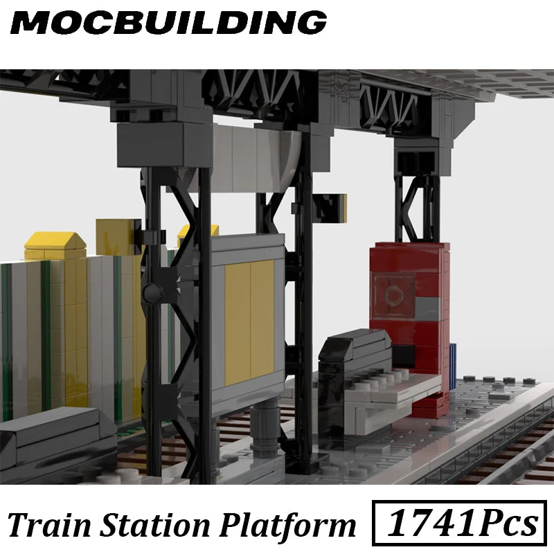 Bahnsteig, MOC-Bau 