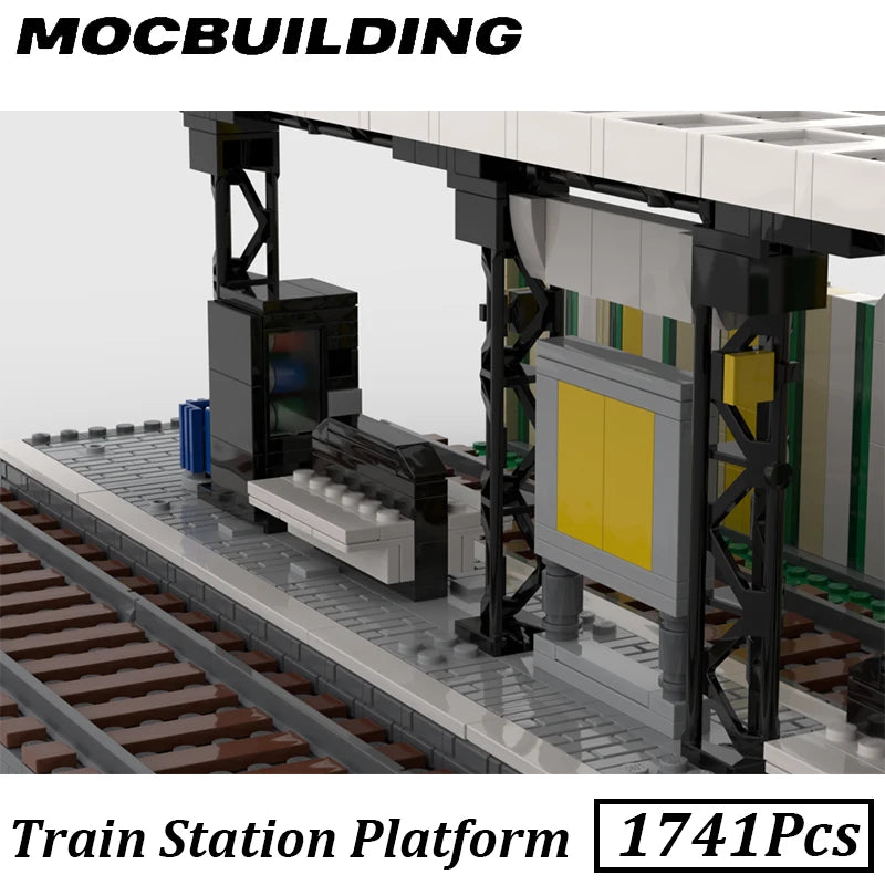 Bahnsteig, MOC-Bau 