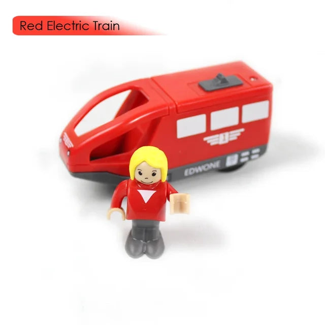 Children's electronic motor train model, magnetic railway track 