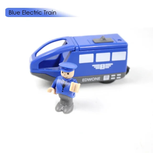 Elektronisches Motoreisenbahnmodell für Kinder, magnetische Eisenbahnschiene 