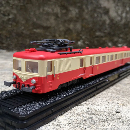 Railcar x7100, static model on a scale of 1:87, 
