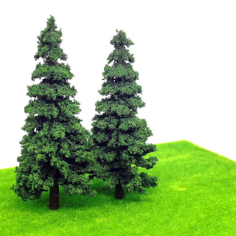 Christmas trees, HO scale, 10 pieces 