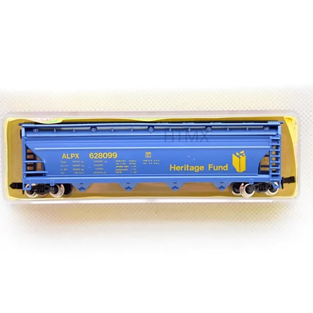 Wagon céréalier jaune, échelle N 1/160