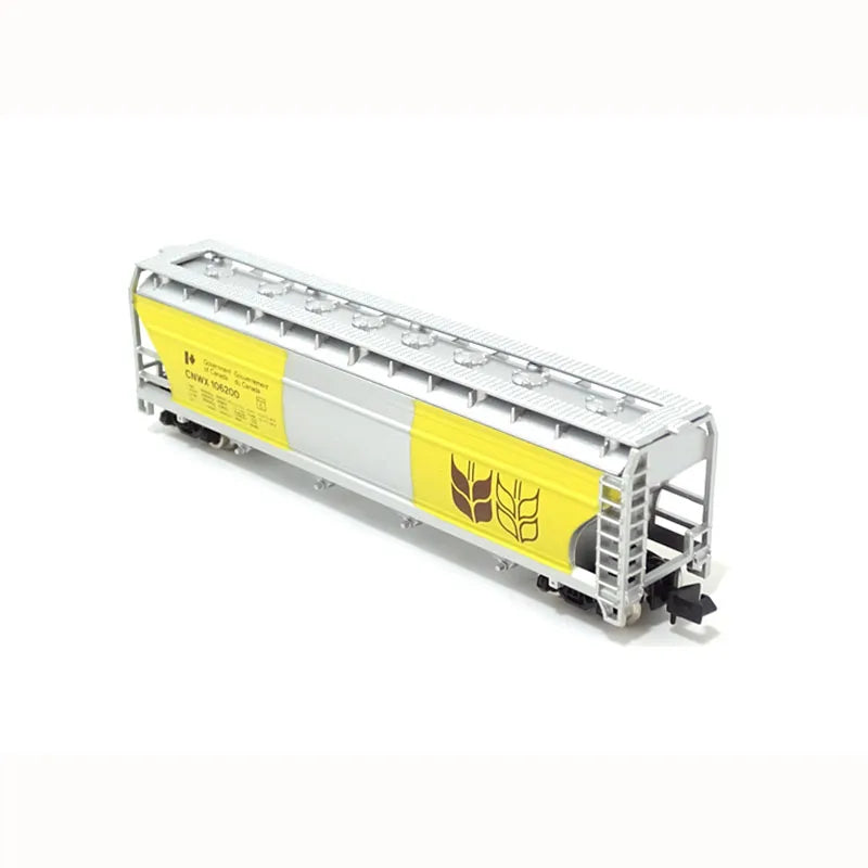 Wagon céréalier jaune, échelle N 1/160