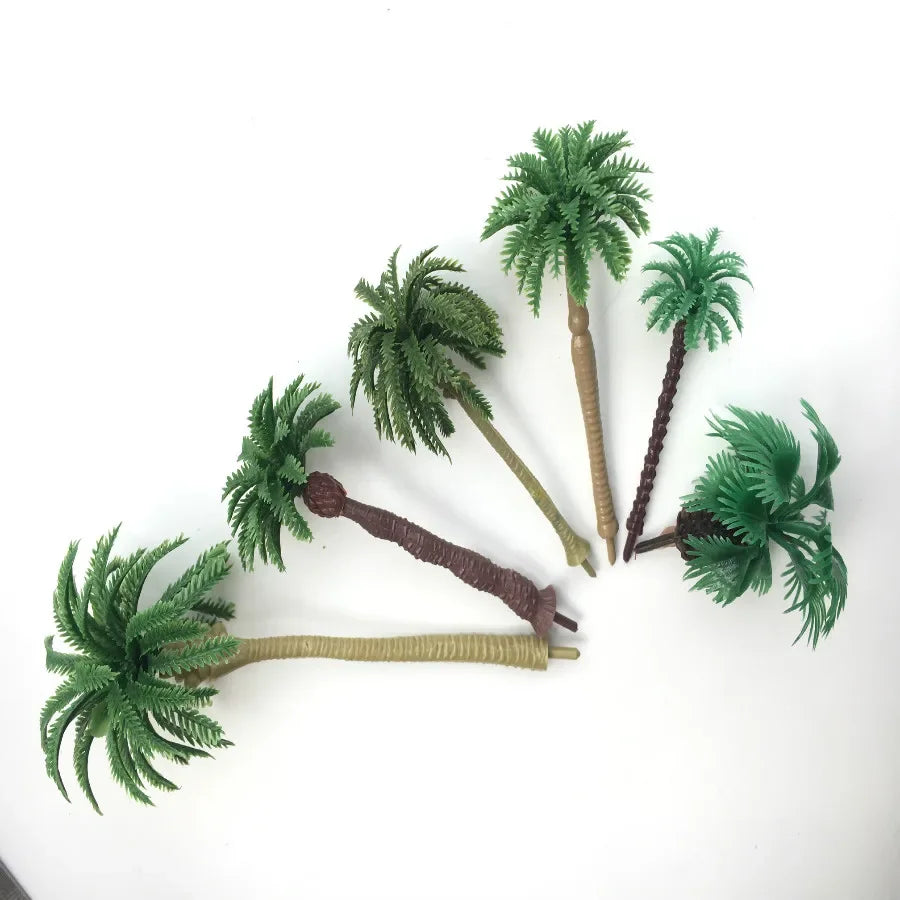 Miniature palm tree, 6 pieces 