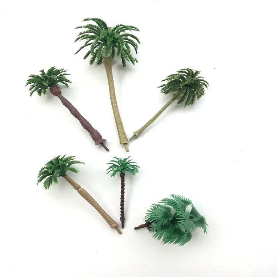 Miniature palm tree, 6 pieces 