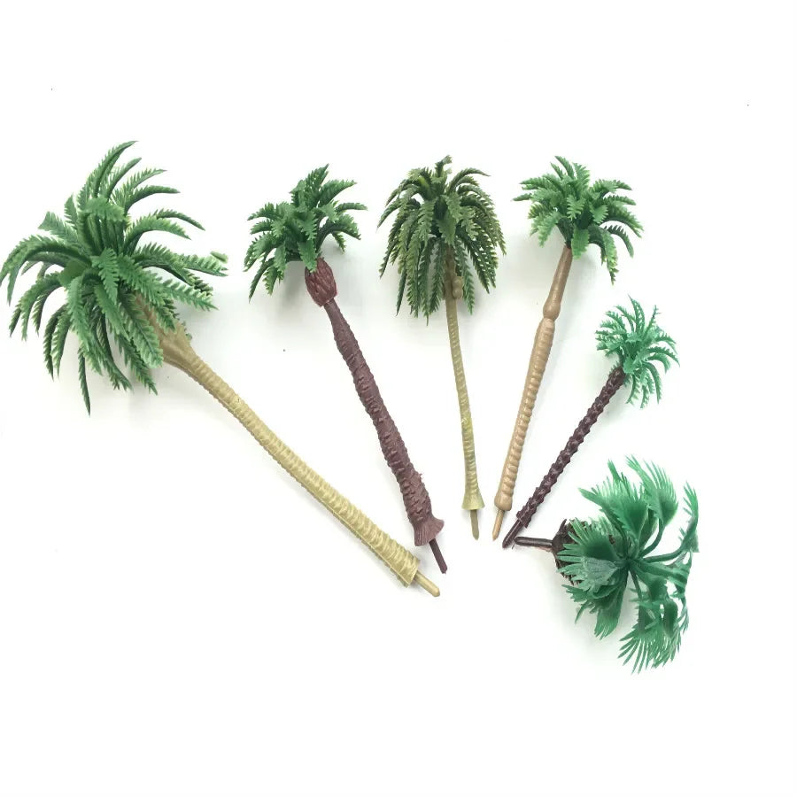 Miniature palm tree, 6 pieces 